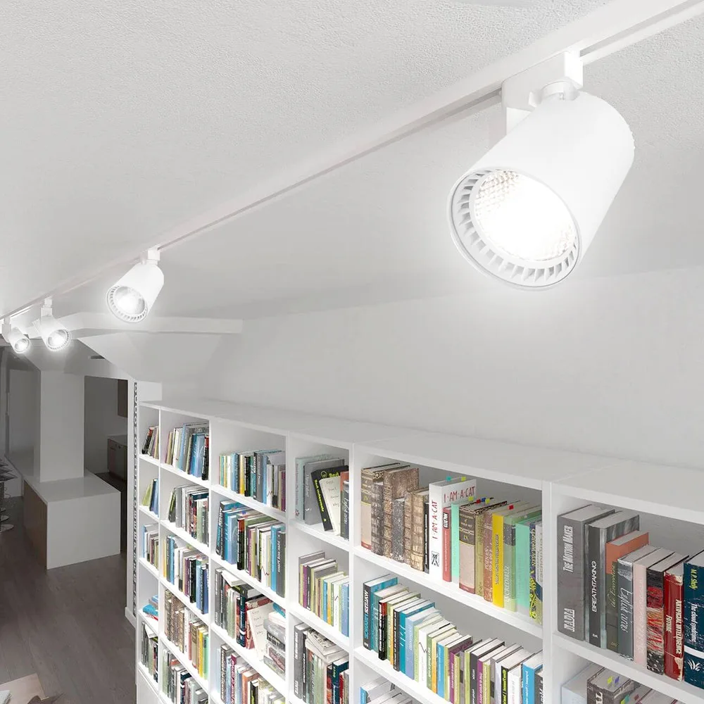 FERON Светодиодный светильник AL100 трековый однофазный на шинопровод 20W 4000K 35 градусов черный Артикул 41606 FERON Светодиодный светильник AL100 трековый однофазный на шинопровод 20W 4000K 35 градусов черный Артикул 41606