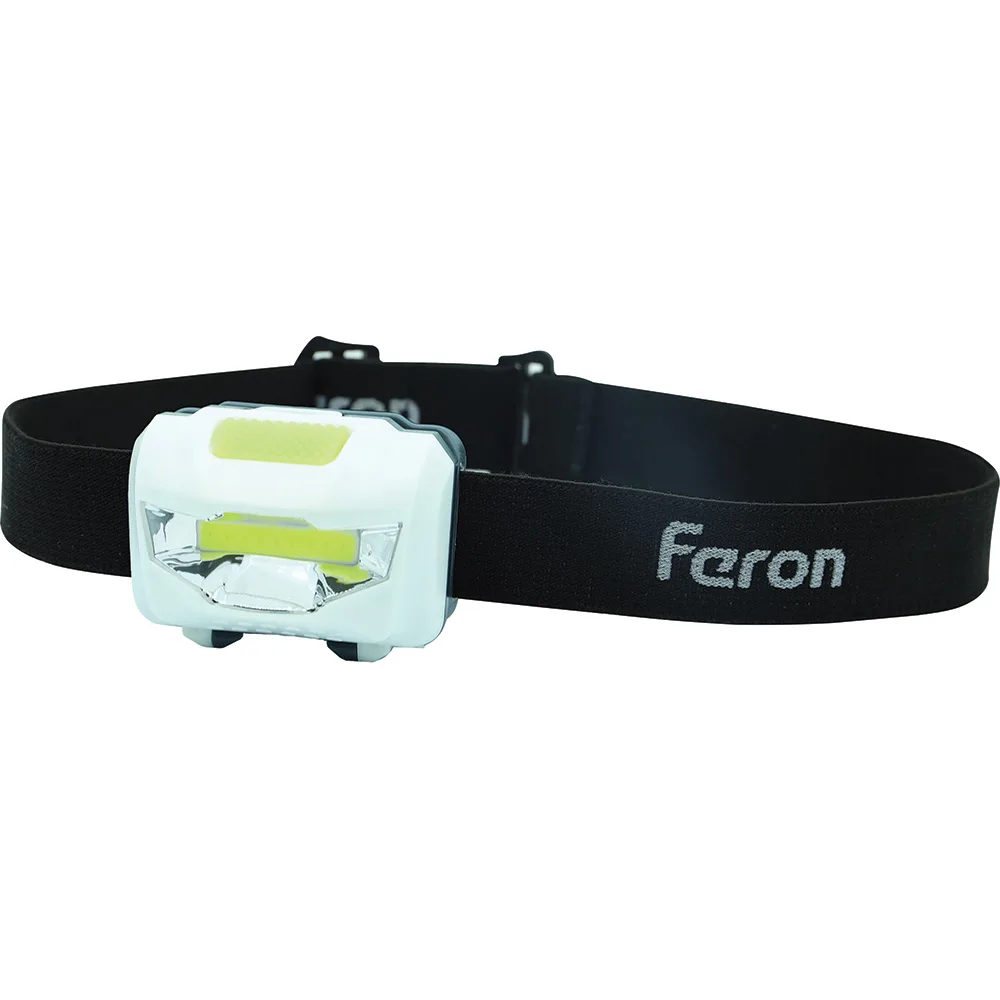 FERON Фонарь налобный TH2300 на батарейках 3*AAA, 3W 1COB IP44, пластик 41679 FERON Фонарь налобный TH2300 на батарейках 3*AAA, 3W 1COB IP44, пластик 41679