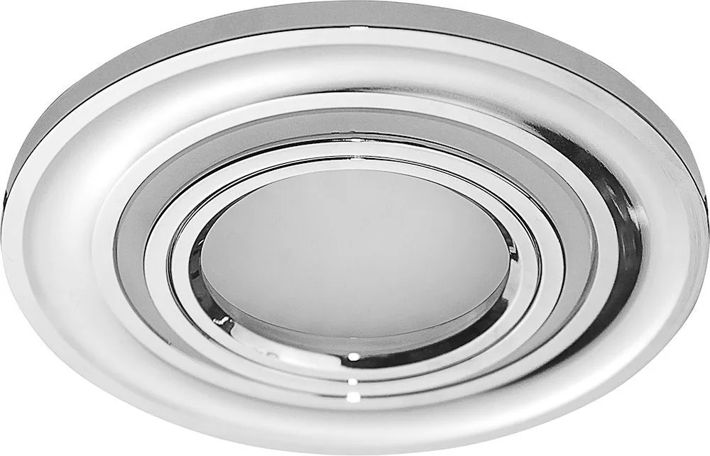 FERON Светильник встраиваемый с белой LED подсветкой CD600 потолочный MR16 G5.3 хром FERON Светильник встраиваемый с белой LED подсветкой CD600 потолочный MR16 G5.3 хром