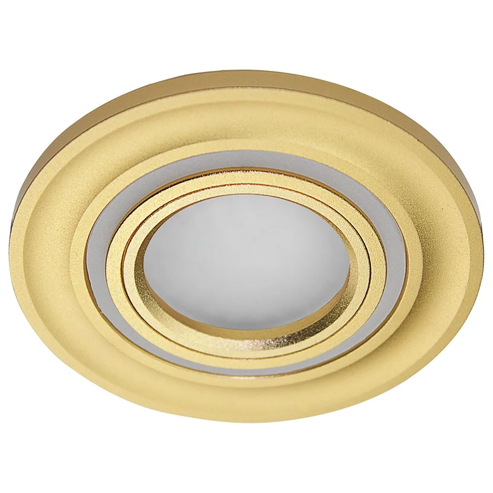 FERON Светильник встраиваемый с белой LED подсветкой CD600 потолочный MR16 G5.3 золото FERON Светильник встраиваемый с белой LED подсветкой CD600 потолочный MR16 G5.3 золото