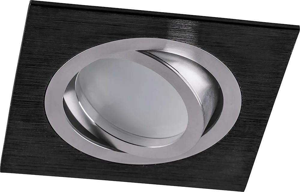 Светильник встраиваемый FERON DL2801 потолочный MR16 G5.3 черный-хром 32638