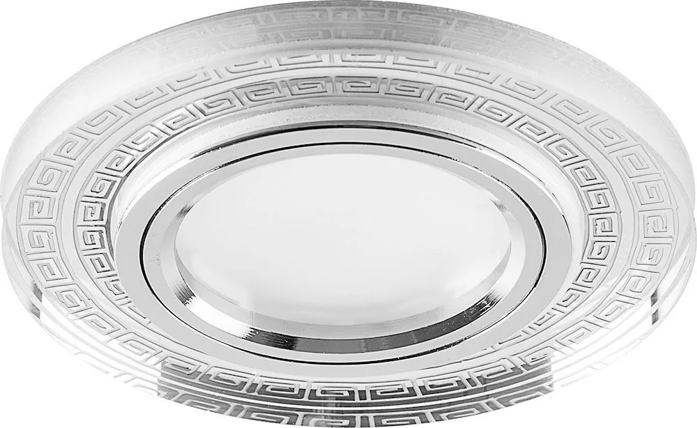 Светильник встраиваемый с LED подсветкой FERON CD960 потолочный MR16 G5.3 прозрачный