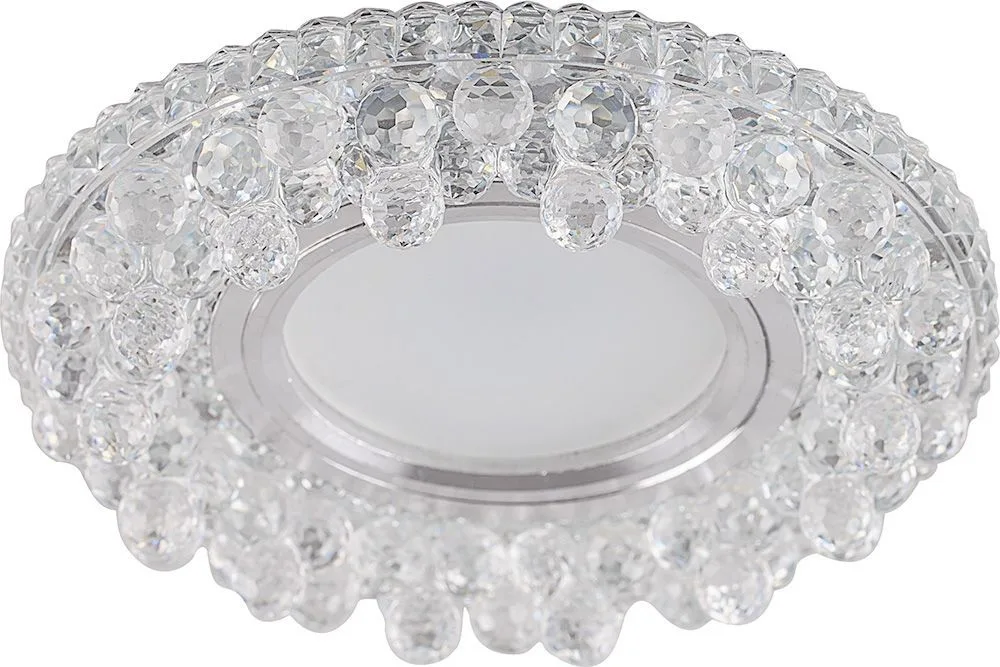 FERON Светильник встраиваемый с LED подсветкой CD941 потолочный MR16 G5.3 прозрачный FERON Светильник встраиваемый с LED подсветкой CD941 потолочный MR16 G5.3 прозрачный