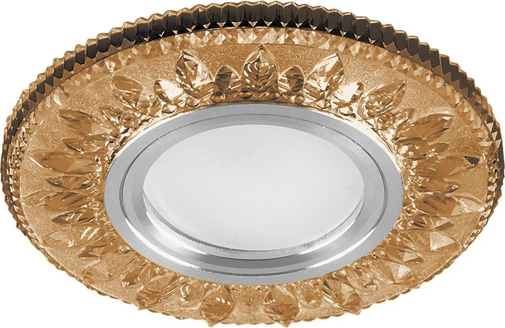 FERON Светильник встраиваемый с белой LED подсветкой CD903 потолочный MR16 G5.3 коричневый FERON Светильник встраиваемый с белой LED подсветкой CD903 потолочный MR16 G5.3 коричневый