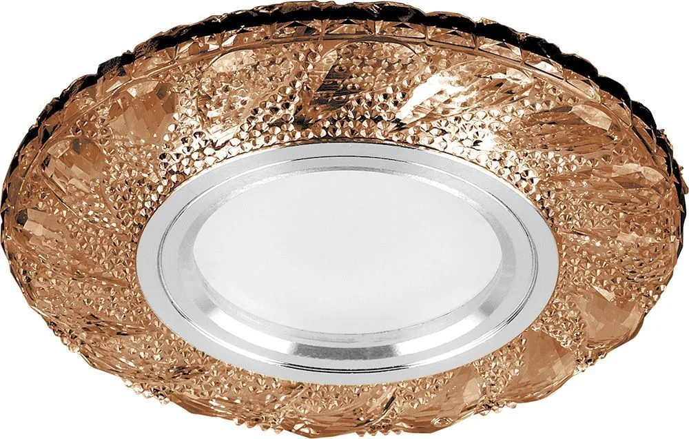 FERON Светильник встраиваемый с белой LED подсветкой CD907 потолочный MR16 G5.3 коричневый FERON Светильник встраиваемый с белой LED подсветкой CD907 потолочный MR16 G5.3 коричневый