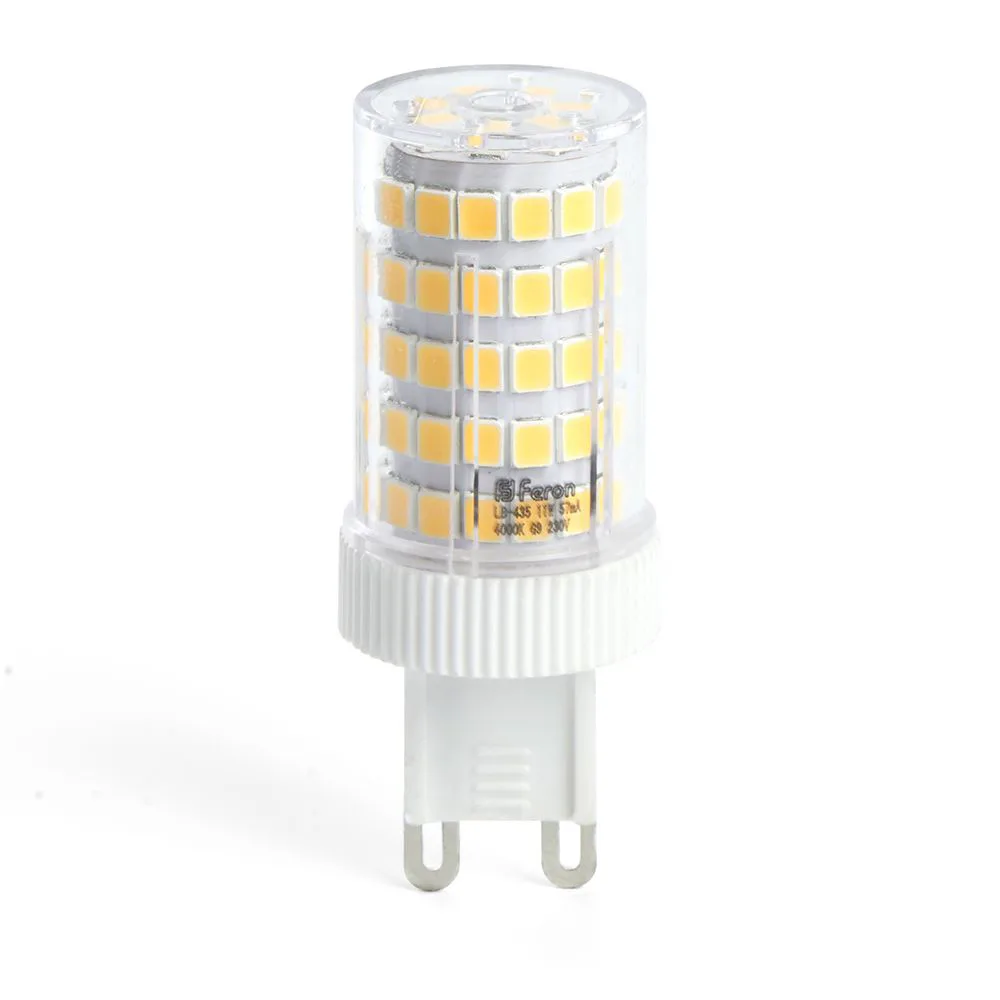 FERON Лампа светодиодная LB-435 G9 11W 175-265V 4000K 38150 FERON Лампа светодиодная LB-435 G9 11W 175-265V 4000K 38150