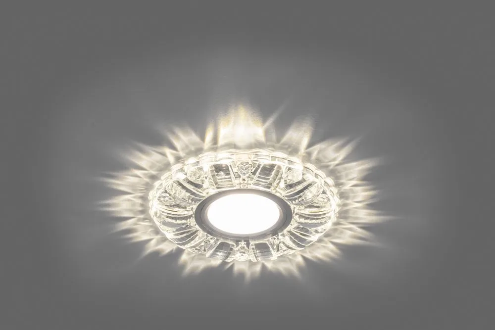 FERON Светильник встраиваемый с белой LED подсветкой CD921 потолочный MR16 G5.3 прозрачный FERON Светильник встраиваемый с белой LED подсветкой CD921 потолочный MR16 G5.3 прозрачный