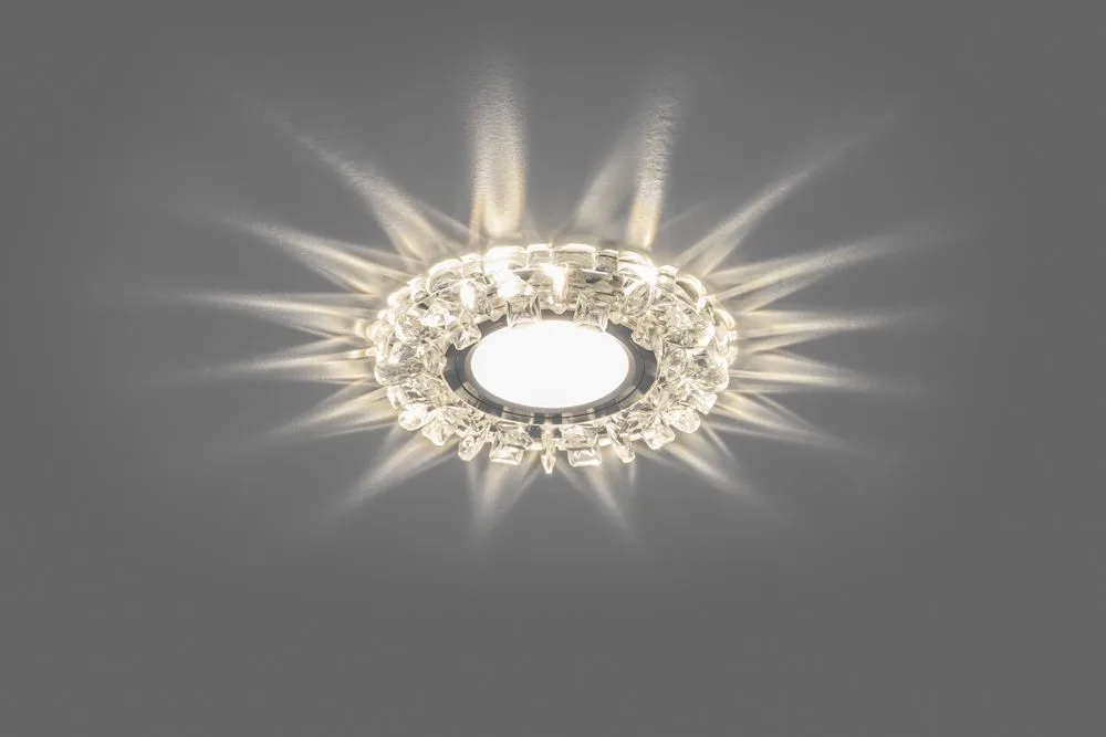 FERON Светильник встраиваемый с белой LED подсветкой CD927 потолочный MR16 G5.3 прозрачный FERON Светильник встраиваемый с белой LED подсветкой CD927 потолочный MR16 G5.3 прозрачный