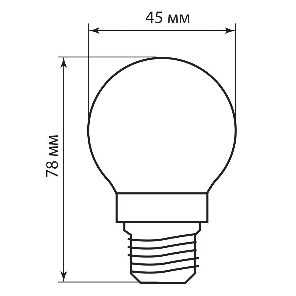FERON Лампа светодиодная LB-61 Шарик E27 5W 230V 4000K 25582 FERON Лампа светодиодная LB-61 Шарик E27 5W 230V 4000K 25582