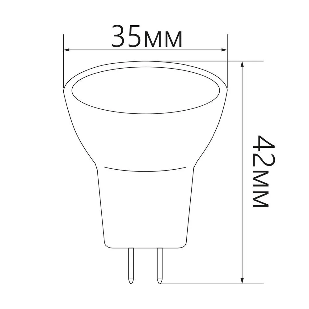 FERON Лампа светодиодная LB-271 MR11 G5.3 3W 230V 4000K 25552 FERON Лампа светодиодная LB-271 MR11 G5.3 3W 230V 4000K 25552