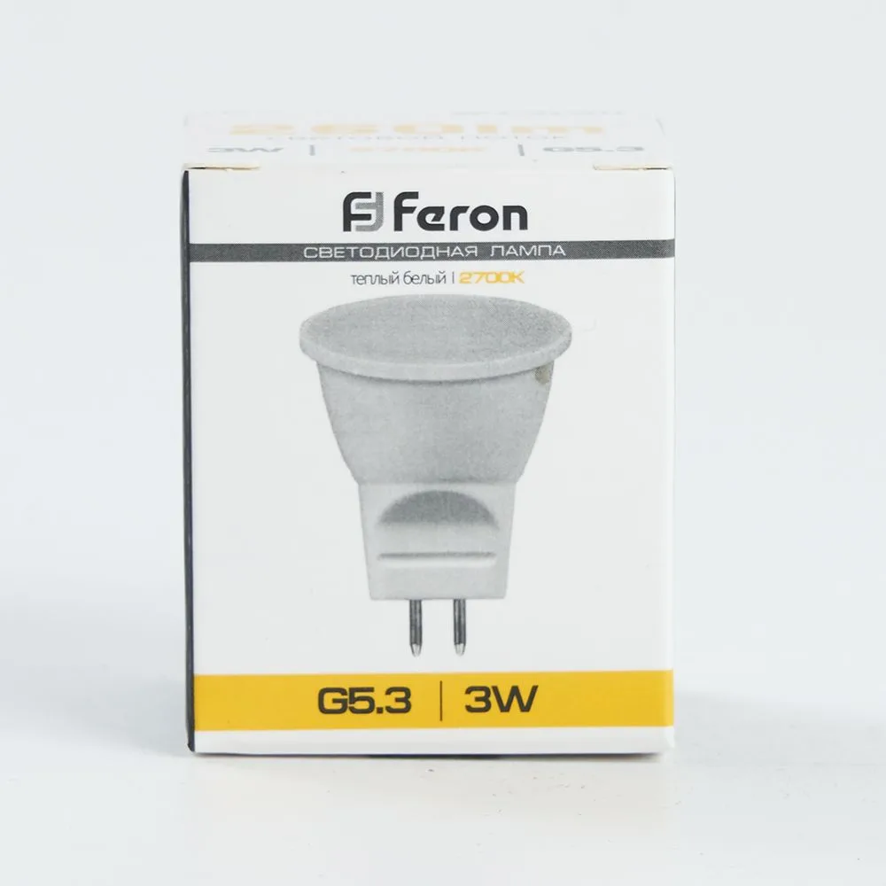 FERON Лампа светодиодная LB-271 MR11 G5.3 3W 230V 2700K 25551 FERON Лампа светодиодная LB-271 MR11 G5.3 3W 230V 2700K 25551