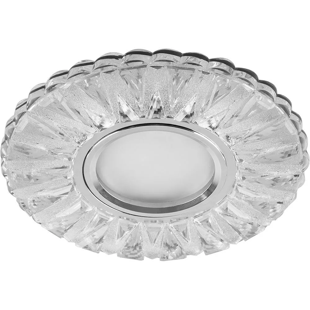 Светильник встраиваемый с белой LED подсветкой FERON CD931 потолочный MR16 G5.3 прозрачный