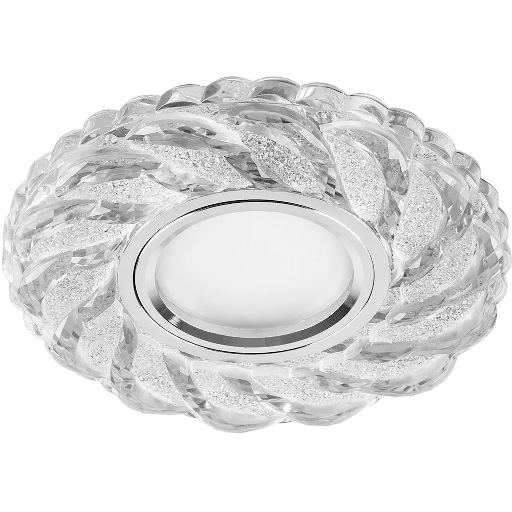 FERON Светильник встраиваемый с белой LED подсветкой CD935 потолочный MR16 G5.3 прозрачный FERON Светильник встраиваемый с белой LED подсветкой CD935 потолочный MR16 G5.3 прозрачный