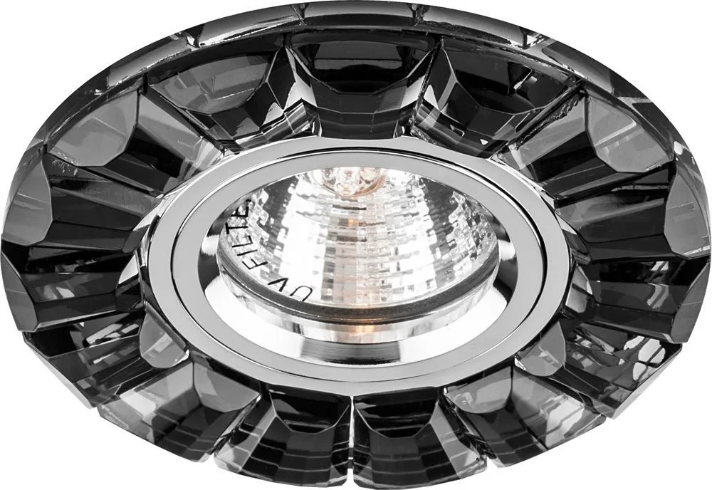 FERON Светильник встраиваемый CD2510 потолочный MR16 G5.3 черный, хром 19177 FERON Светильник встраиваемый CD2510 потолочный MR16 G5.3 черный, хром 19177
