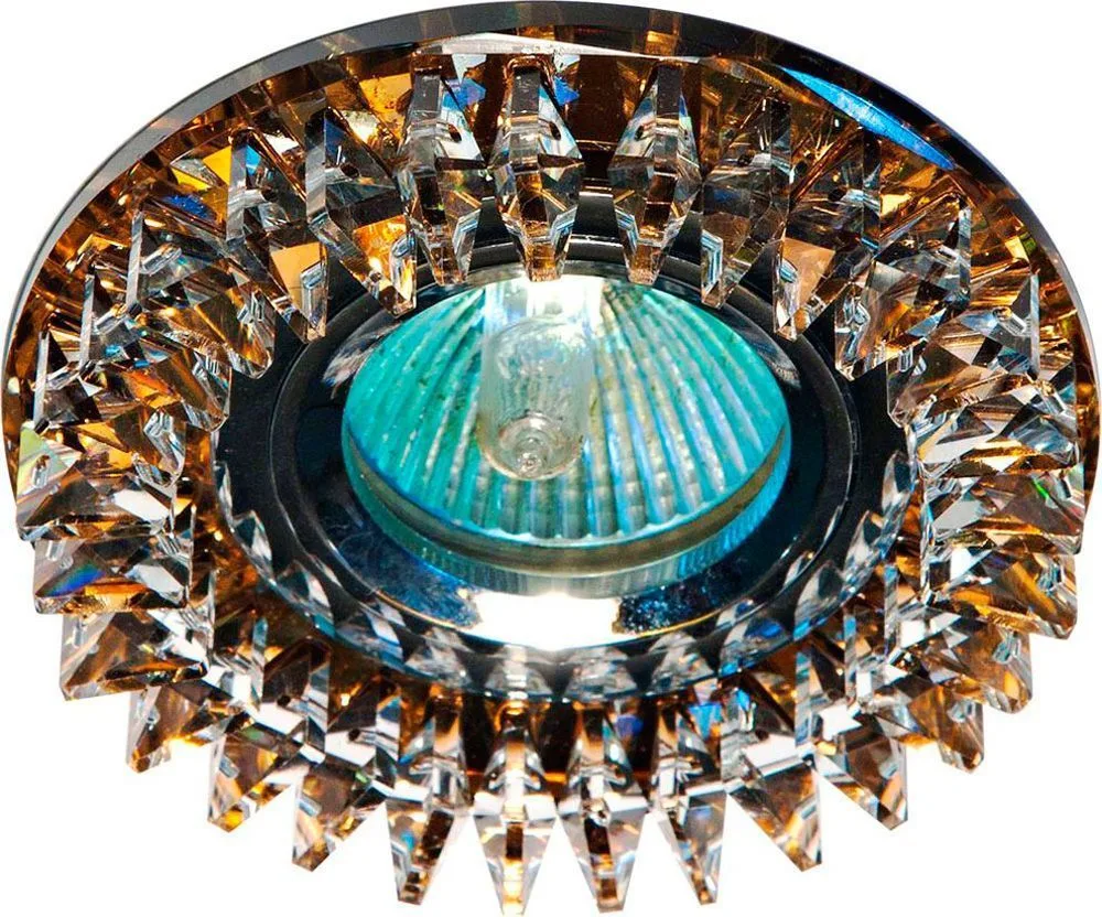 FERON Светильник встраиваемый CD2540 потолочный MR16 G5.3 коричневый, хром 18924 FERON Светильник встраиваемый CD2540 потолочный MR16 G5.3 коричневый, хром 18924