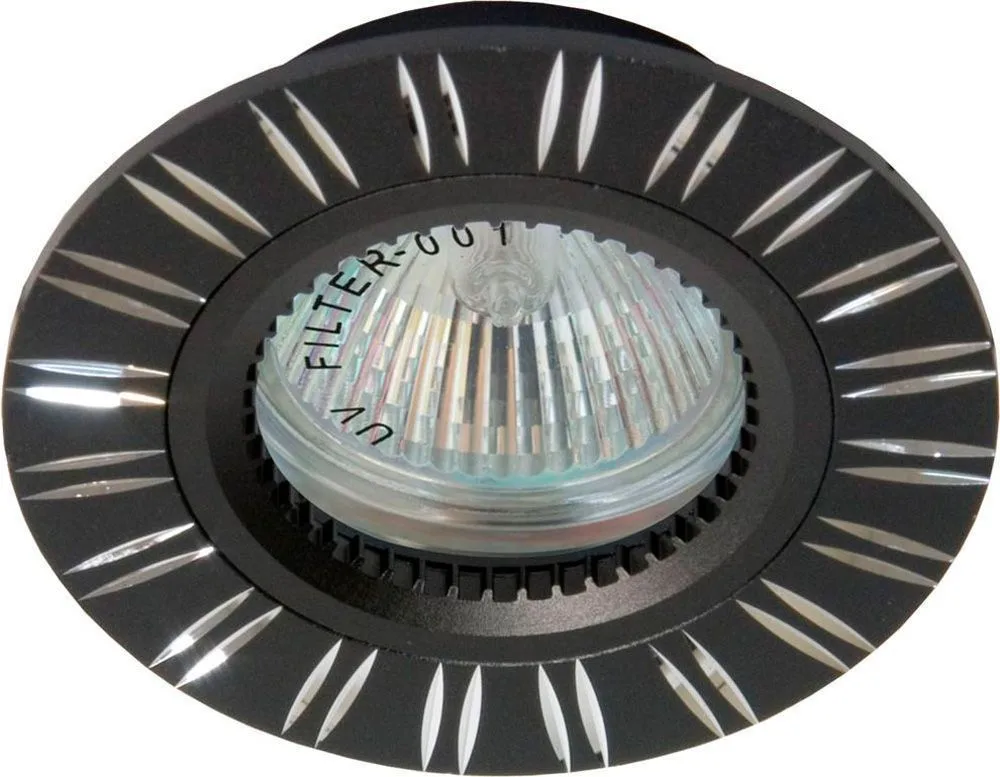 FERON Светильник встраиваемый GS-M393 потолочный MR16 G5.3 черный 17940 FERON Светильник встраиваемый GS-M393 потолочный MR16 G5.3 черный 17940