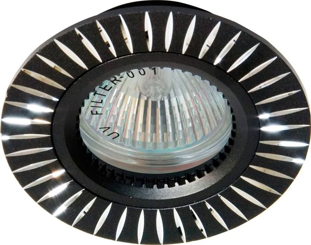 FERON Светильник встраиваемый GS-M394 потолочный MR16 G5.3 черный 17937 FERON Светильник встраиваемый GS-M394 потолочный MR16 G5.3 черный 17937