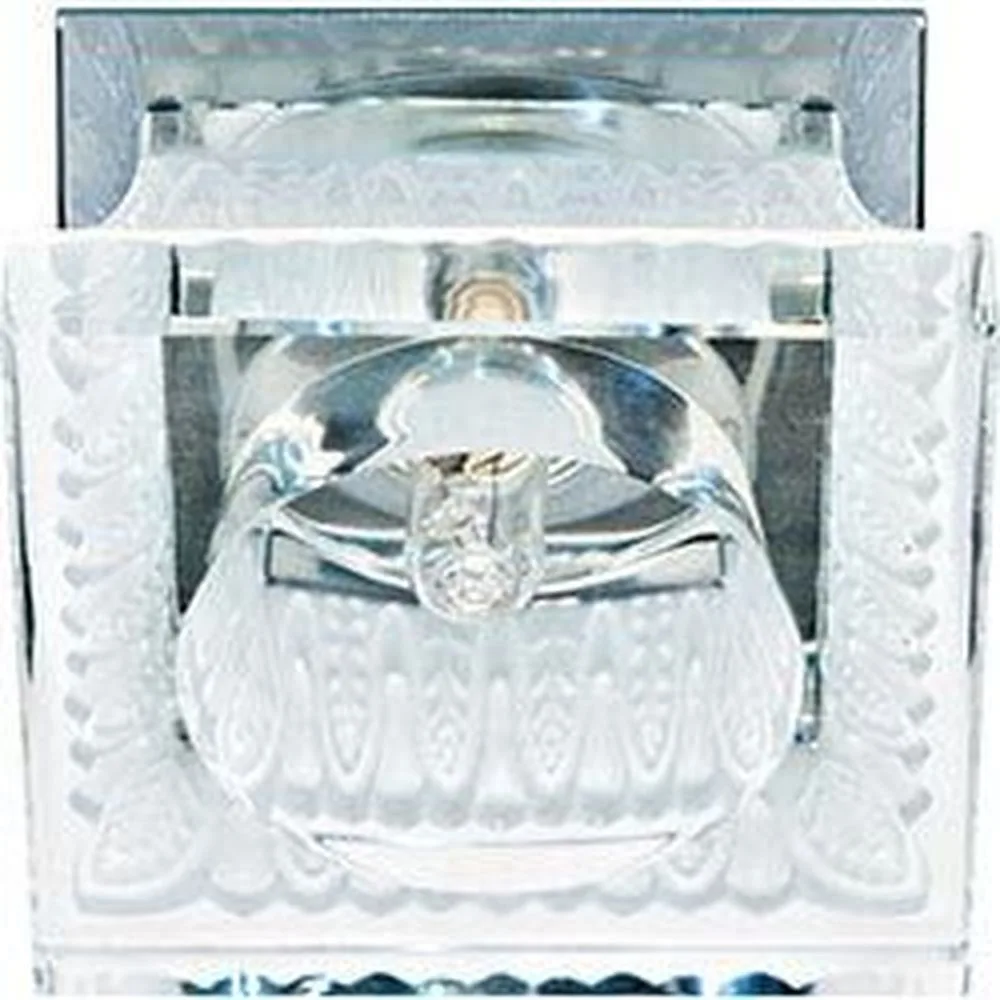 FERON Светильник потолочный,JCD9 35W белый, хром, JD136 18886 FERON Светильник потолочный,JCD9 35W белый, хром, JD136 18886