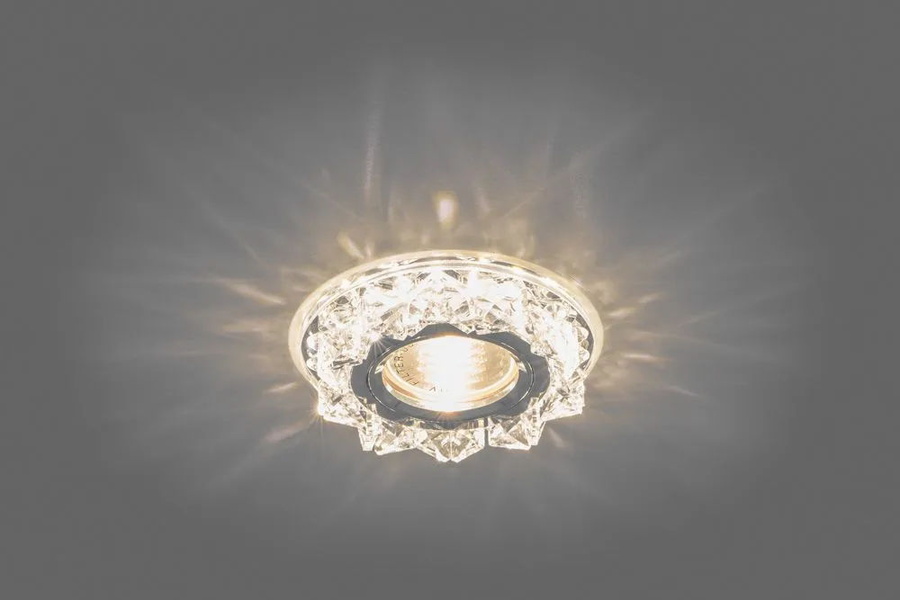 FERON Светильник встраиваемый с белой LED подсветкой CD2917 потолочный MR16 G5.3 прозрачный FERON Светильник встраиваемый с белой LED подсветкой CD2917 потолочный MR16 G5.3 прозрачный