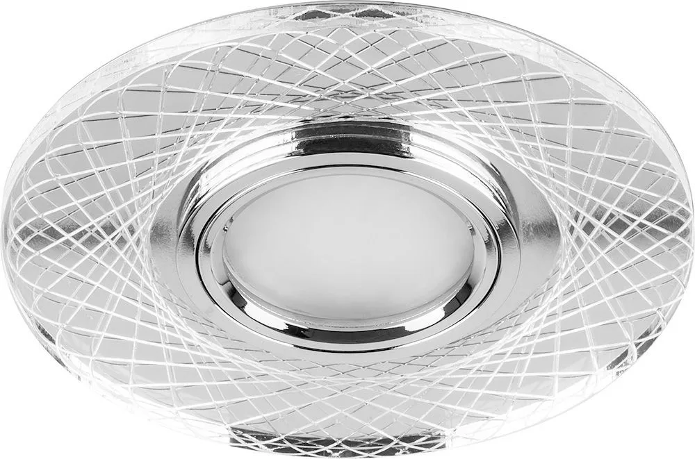 FERON Светильник встраиваемый с белой LED подсветкой CD970 потолочный MR16 G5.3 прозрачный FERON Светильник встраиваемый с белой LED подсветкой CD970 потолочный MR16 G5.3 прозрачный