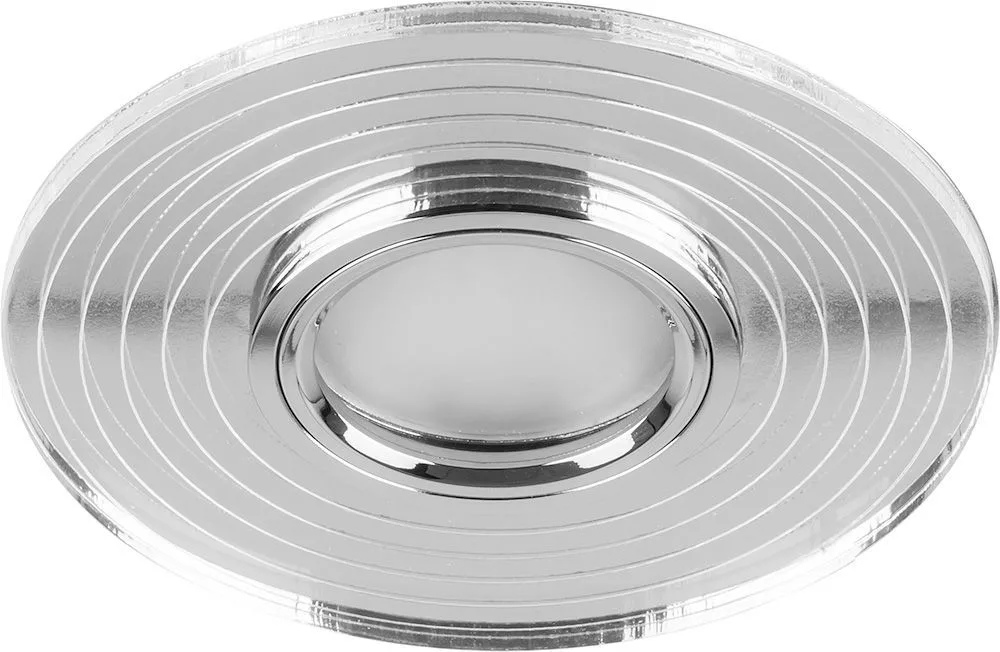 FERON Светильник встраиваемый с белой LED подсветкой CD980 потолочный MR16 G5.3 прозрачный FERON Светильник встраиваемый с белой LED подсветкой CD980 потолочный MR16 G5.3 прозрачный