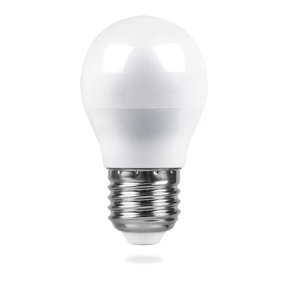 FERON Лампа светодиодная LB-38 Шарик E27 5W 175-265V 2700K 25404 FERON Лампа светодиодная LB-38 Шарик E27 5W 175-265V 2700K 25404