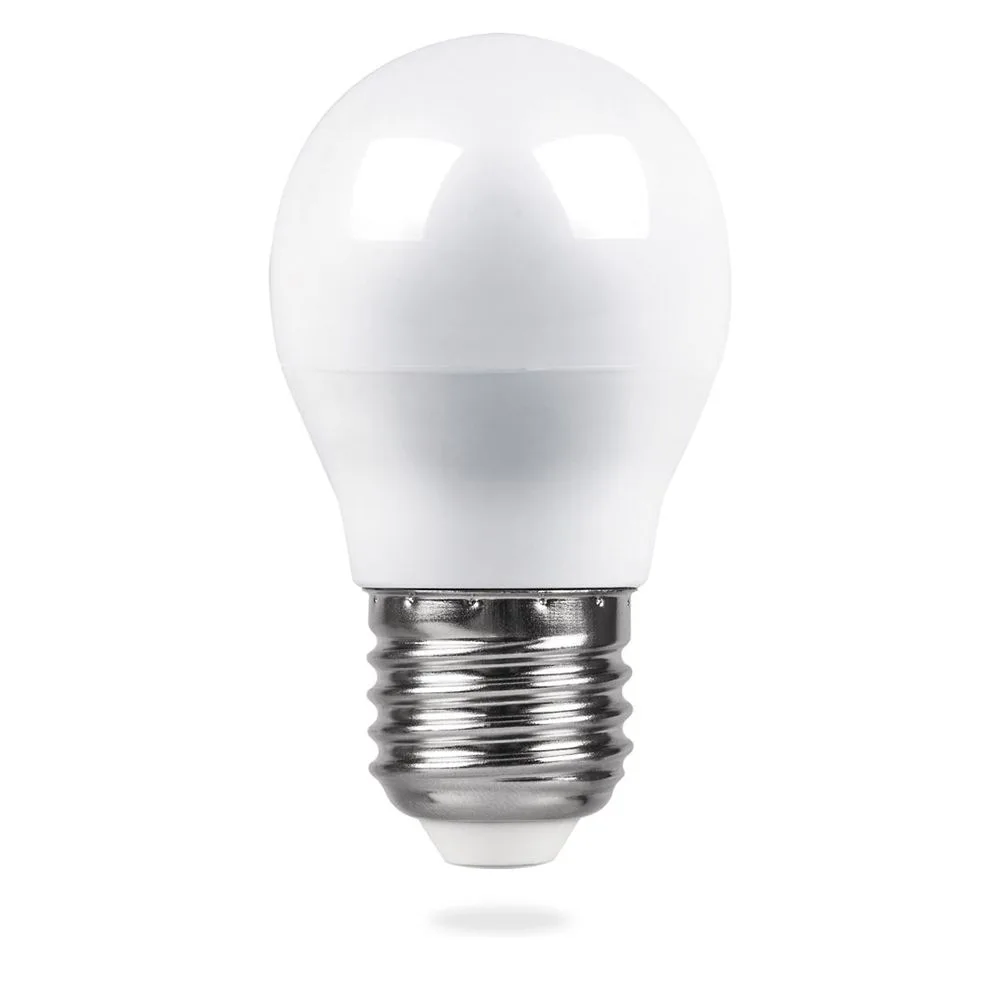 FERON Лампа светодиодная LB-38 Шарик E27 5W 175-265V 4000K 25405 FERON Лампа светодиодная LB-38 Шарик E27 5W 175-265V 4000K 25405
