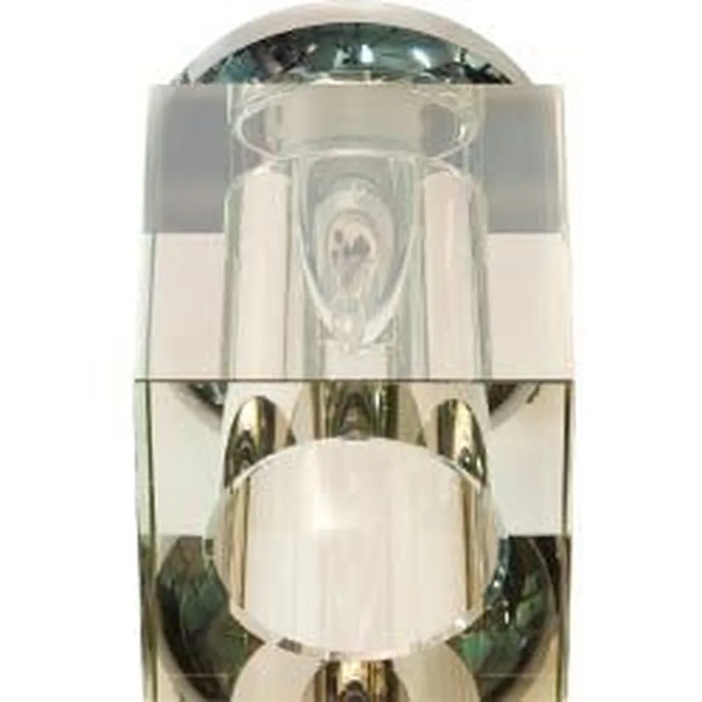 Светильник потолочный, JCD9 50W с желтым стеклом, хром,JD152 18822
