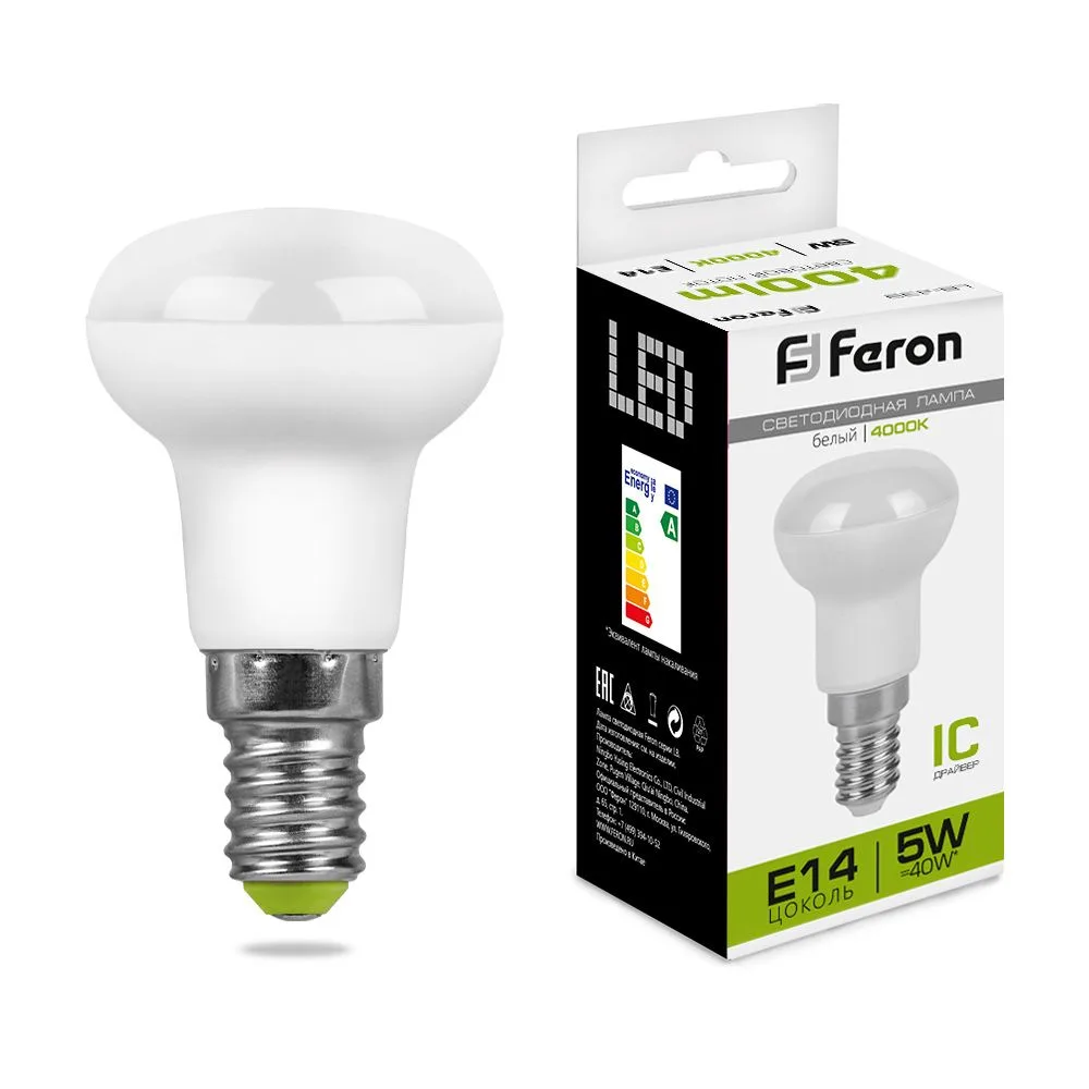 FERON Лампа светодиодная LB-439 E14 5W 175-265V 4000K 25517 FERON Лампа светодиодная LB-439 E14 5W 175-265V 4000K 25517