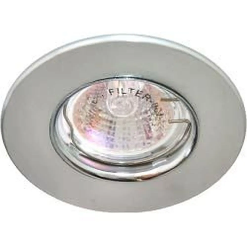 Светильник потолочный MR16 MAX50W 12V G5.3, матовый хром, хром,DL108-С 28385