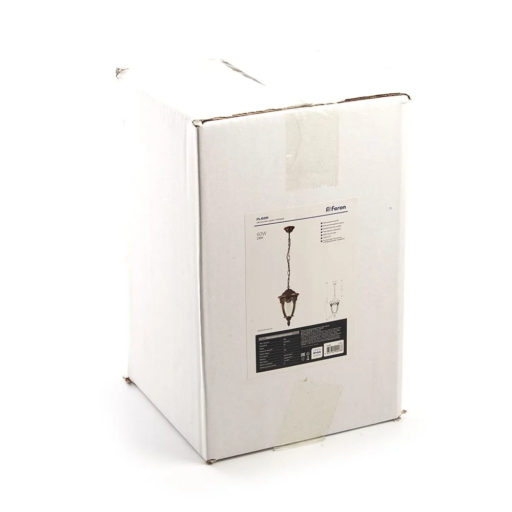 FERON Светильник садово-парковый PL685 на цепочке 60W 230V E27, черное золото 11694 FERON Светильник садово-парковый PL685 на цепочке 60W 230V E27, черное золото 11694
