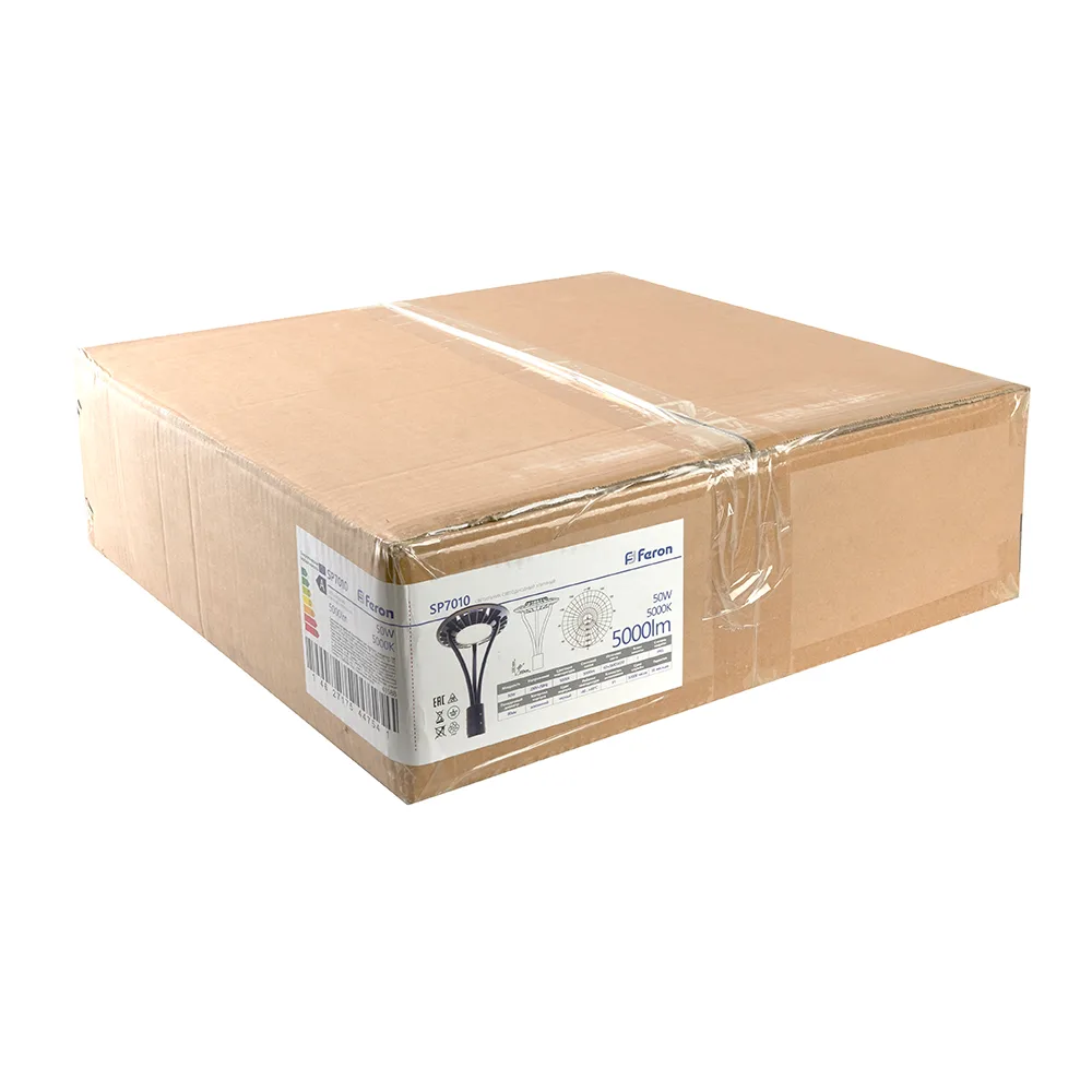 FERON Светильник уличный FERON, SP7010, 50W 5000lm 5000K, черный 41588 FERON Светильник уличный FERON, SP7010, 50W 5000lm 5000K, черный 41588