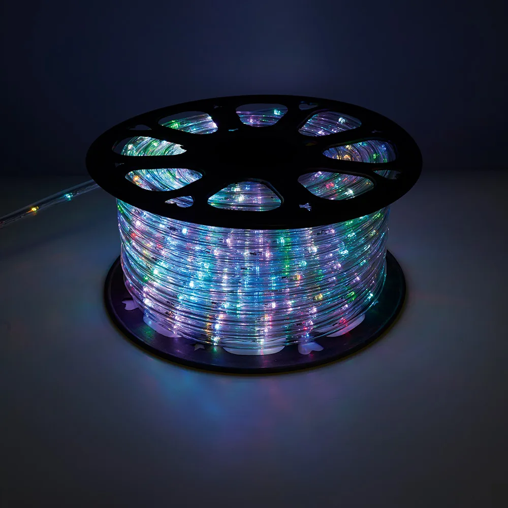 FERON Дюралайт светодиодный LED-R2W 2-х жильный, RGB 1,44Вт/м 24LED/м 50м 230V артикул 41031 FERON Дюралайт светодиодный LED-R2W 2-х жильный, RGB 1,44Вт/м 24LED/м 50м 230V артикул 41031