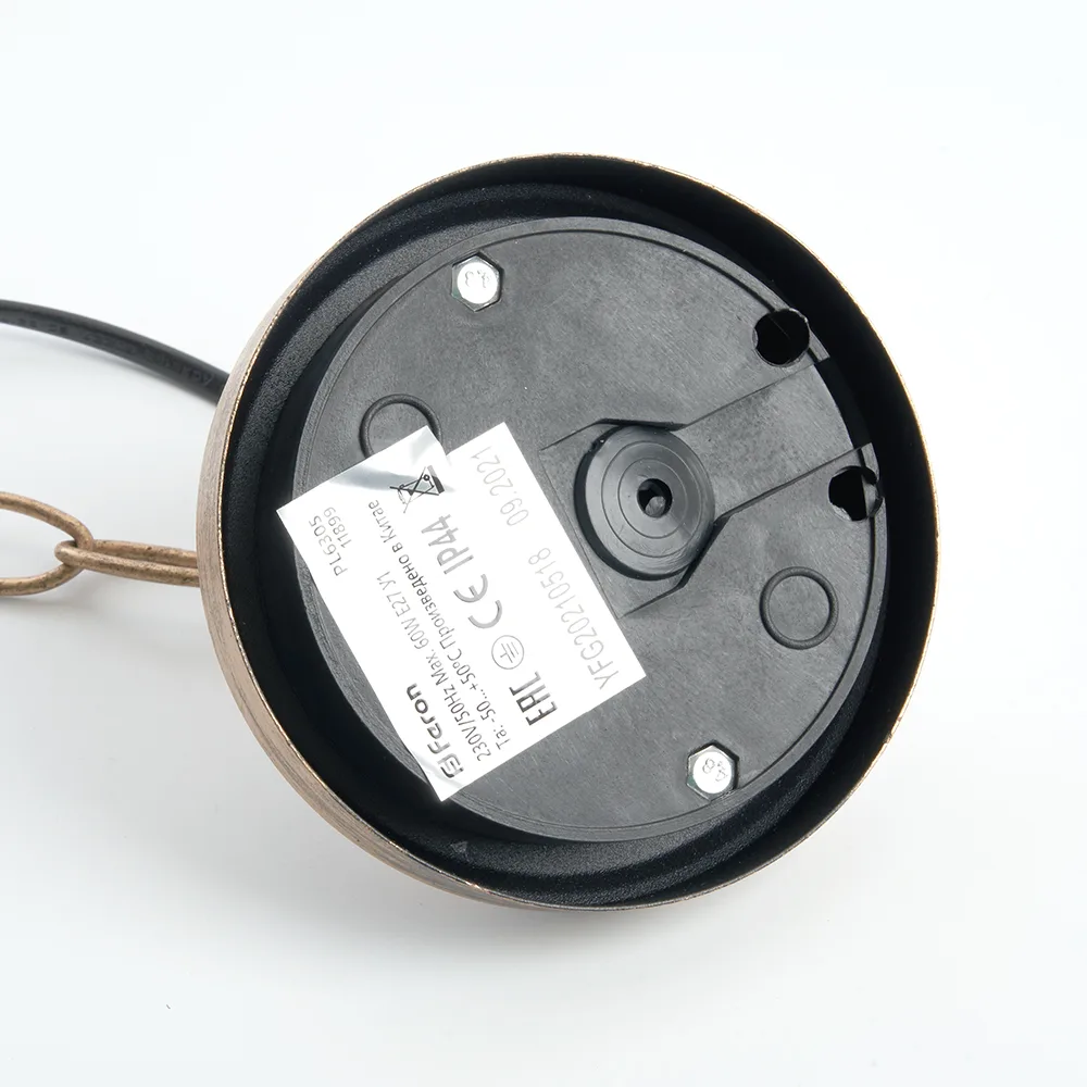 FERON Светильник садово-парковый PL6305 шестигранный на цепочке 60W E27 230V, черное золото 11899 FERON Светильник садово-парковый PL6305 шестигранный на цепочке 60W E27 230V, черное золото 11899