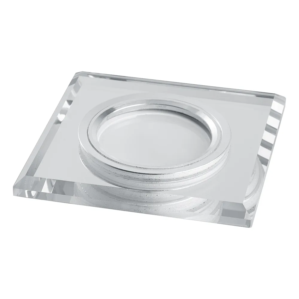 Светильник встраиваемый с белой LED подсветкой FERON CD8150 потолочный MR16 G5.3 белый