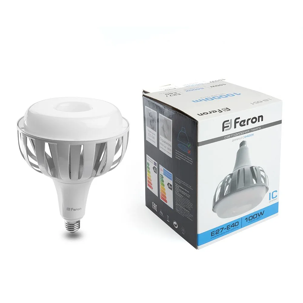 Лампа светодиодная FERON LB-651 E27-E40 100W 175-265V 6400K 38096