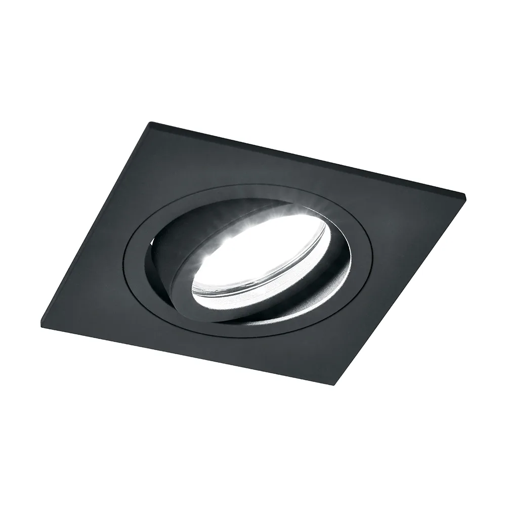 Светильник встраиваемый FERON DL2801 потолочный MR16 G5.3 черный 40526