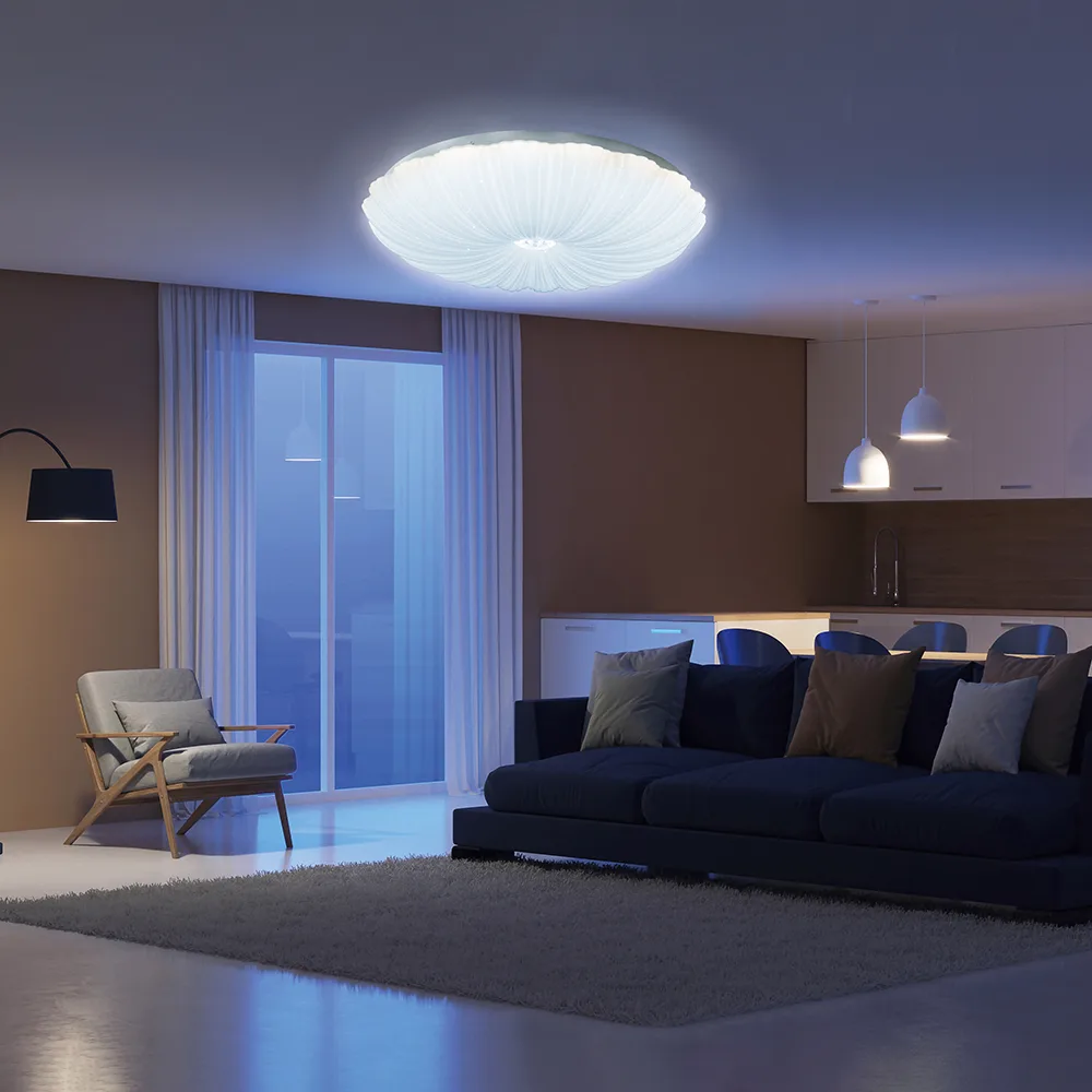 FERON Светодиодный управляемый светильник накладной AL4051 Hygge тарелка 72W 3000К-6000K белый 41236 FERON Светодиодный управляемый светильник накладной AL4051 Hygge тарелка 72W 3000К-6000K белый 41236