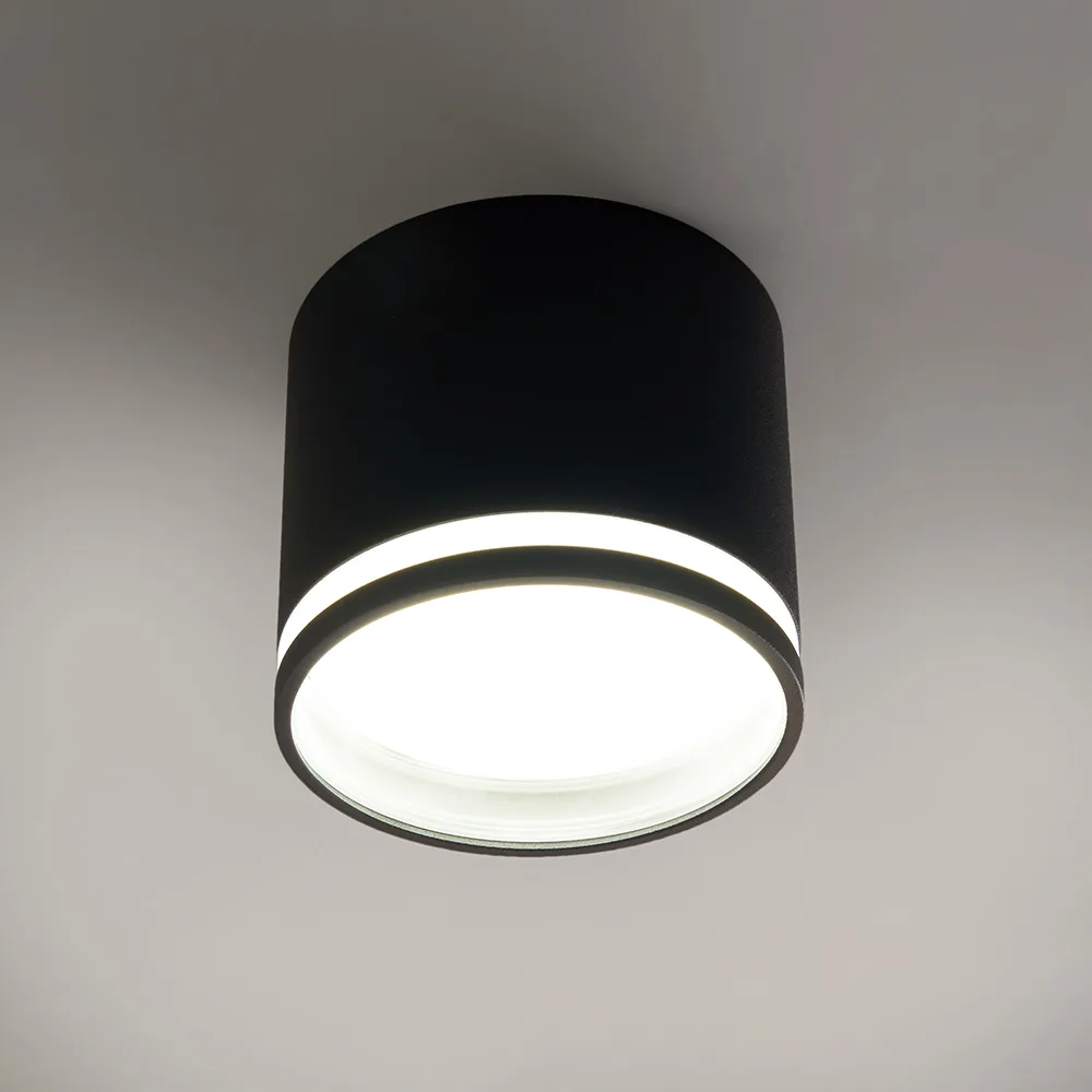 FERON Светильник потолочный HL362 LUNA 12W, 230V, GX53, черный 41997 FERON Светильник потолочный HL362 LUNA 12W, 230V, GX53, черный 41997