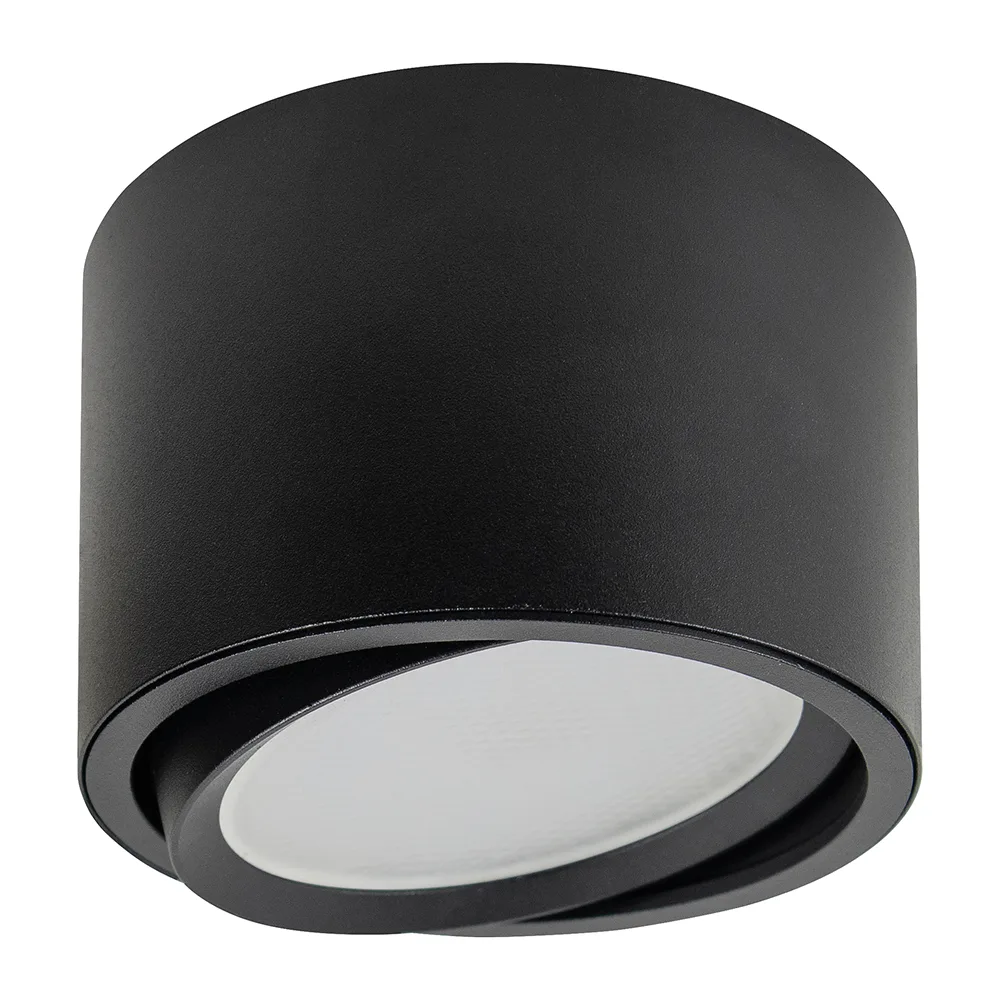 Светильник потолочный FERON HL361 12W, 230V, GX53, черный 41995
