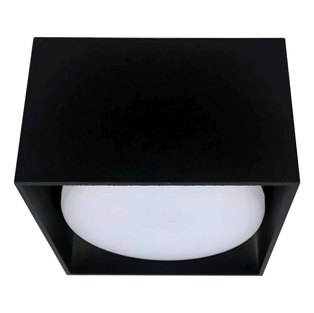 Светильник потолочный FERON HL360 12W, 230V, GX53, черный 41993