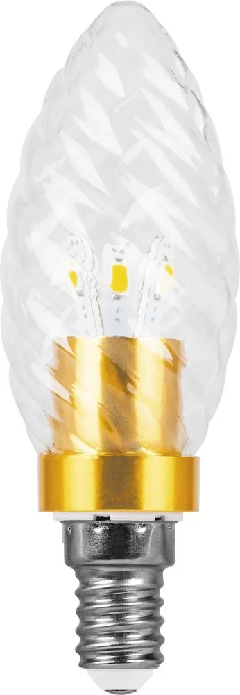 Лампа светодиодная FERON LB-77 Свеча E14 3,5W 4000К 25345