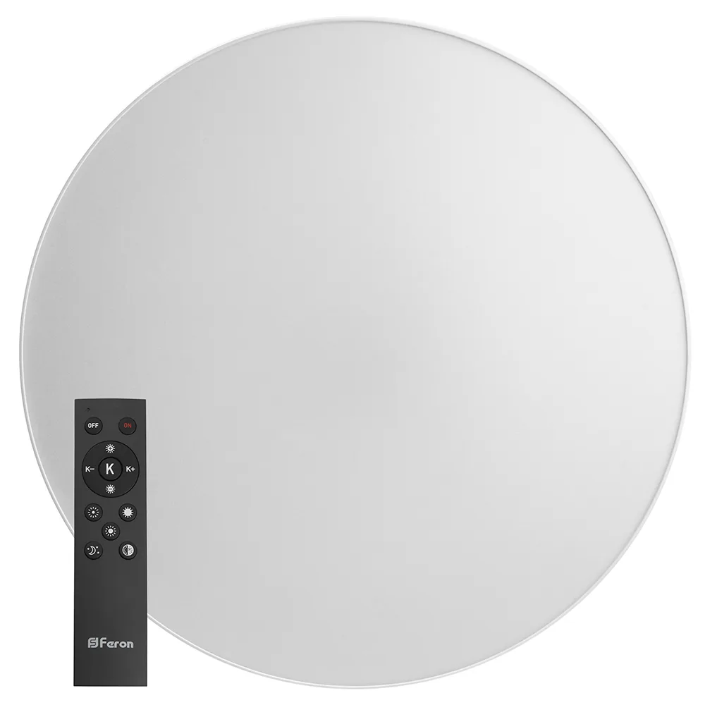FERON Светодиодный управляемый светильник AL6200 “Simple matte” тарелка 165W 3000К-6500K белый 48071 FERON Светодиодный управляемый светильник AL6200 “Simple matte” тарелка 165W 3000К-6500K белый 48071