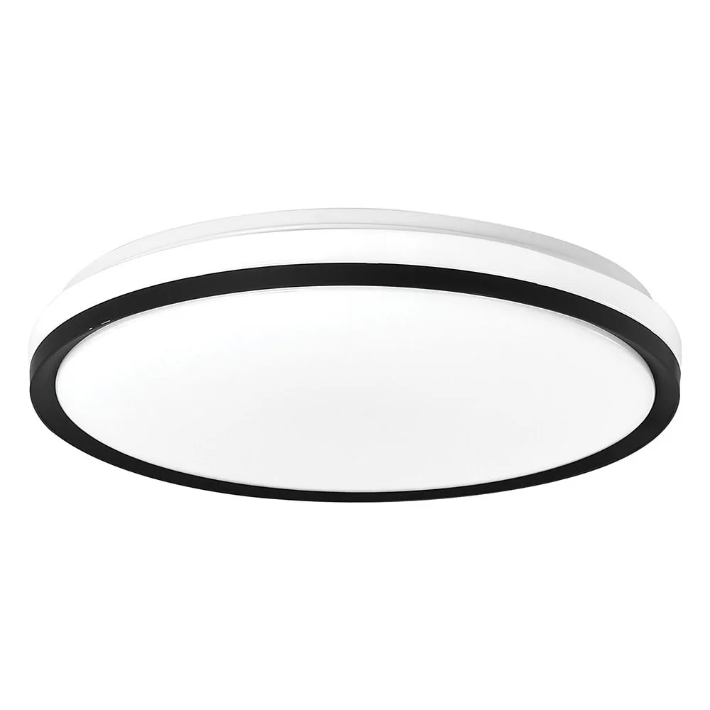 FERON Светодиодный управляемый светильник AL6240 “Simple matte” тарелка 80W 3000К-6500K черный 48073 FERON Светодиодный управляемый светильник AL6240 “Simple matte” тарелка 80W 3000К-6500K черный 48073