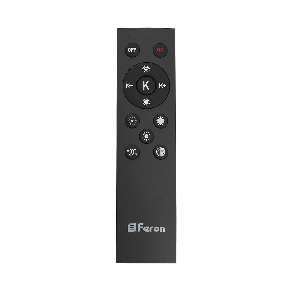 FERON Светодиодный управляемый светильник AL6240 “Simple matte” тарелка 80W 3000К-6500K черный 48073 FERON Светодиодный управляемый светильник AL6240 “Simple matte” тарелка 80W 3000К-6500K черный 48073